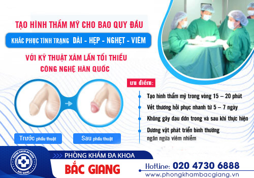 Cắt bao quy đầu giá bao nhiêu? Địa chỉ cắt bao quy đầu chi phí hợp lý ở Bắc Giang